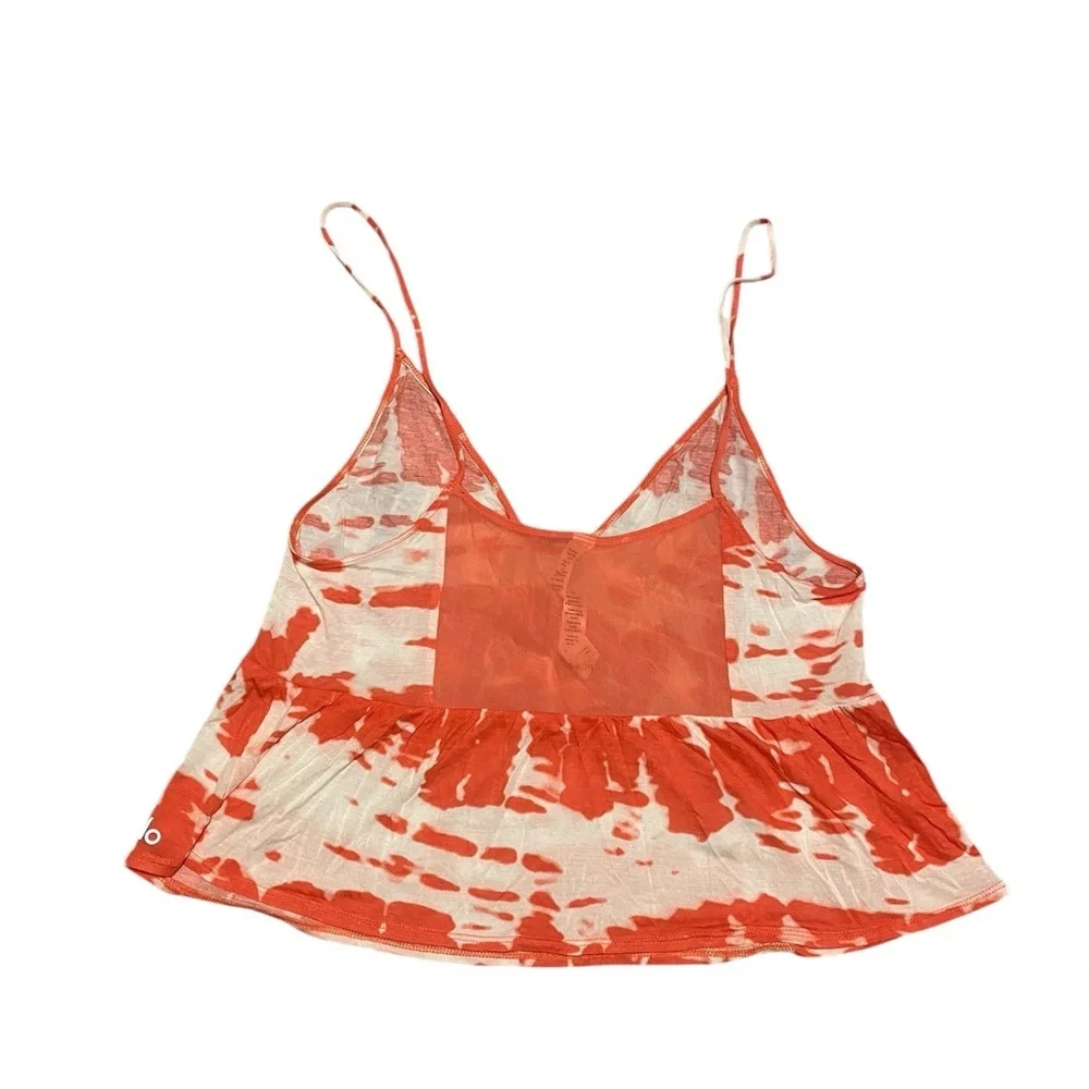 Alo yoga flutter tie Dye tank sun baked